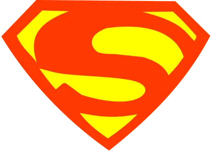 The wider 1943 version of the Superman chest shield